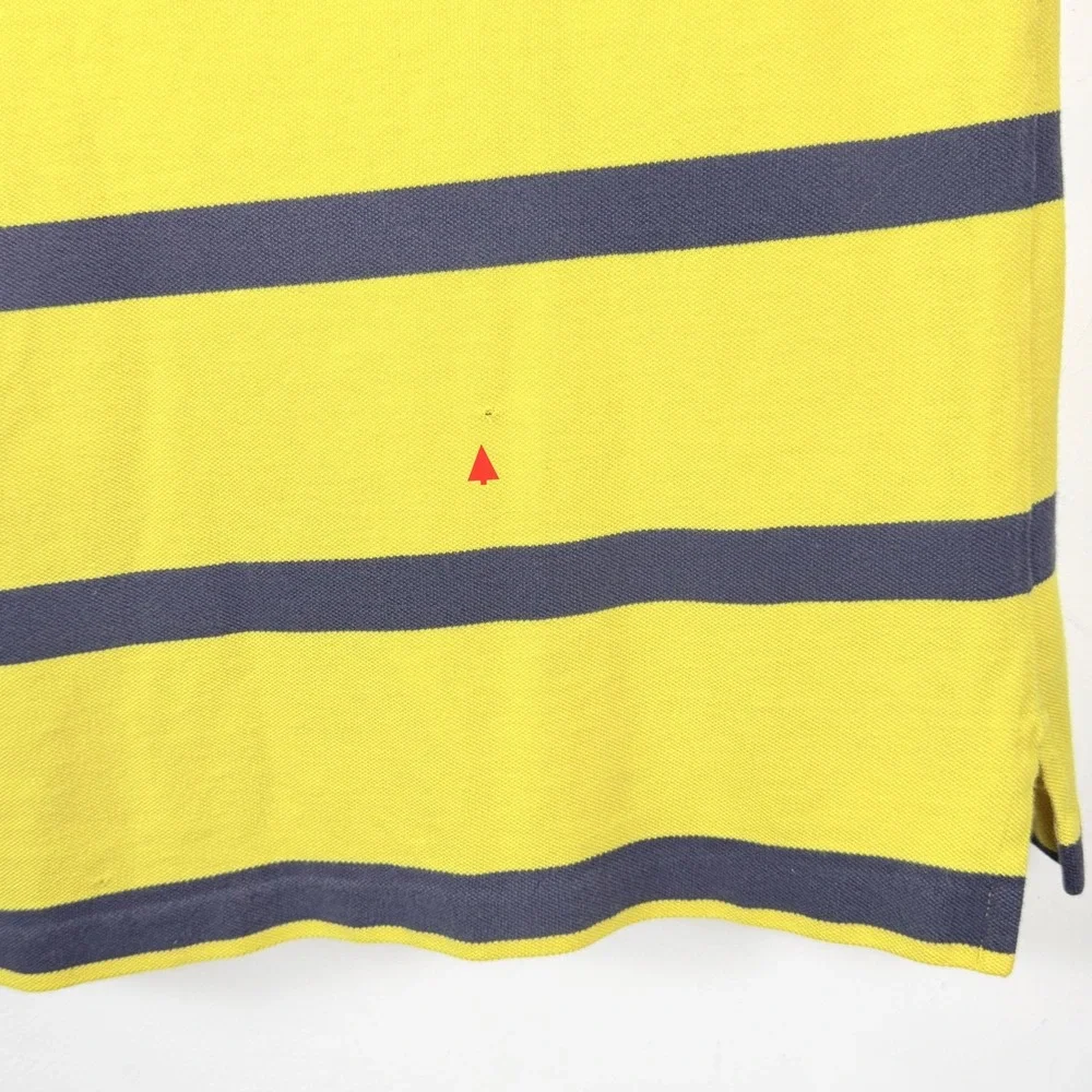 Vintage Polo Jeans Co Ralph Lauren Polo Men‎ Large Yellow Striped Crest Patch 67
